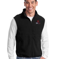 STAFF - Men's Fleece Vest - Black