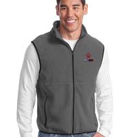 STAFF - Men's Fleece Vest - Midnight Heather