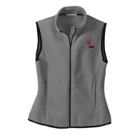 STAFF - Ladies Fleece Vest - Midnight Heather